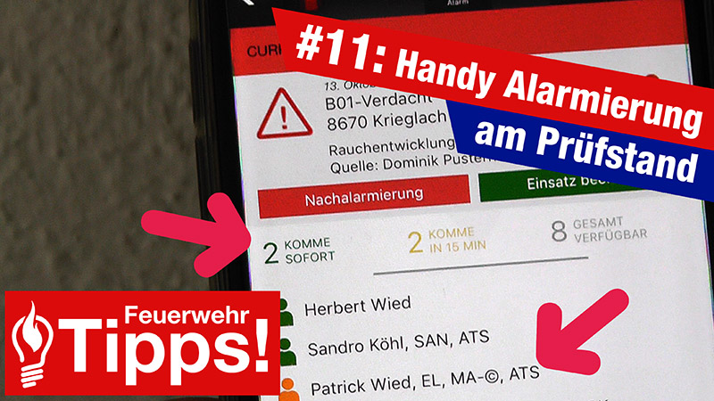 Read more about the article #11: Handy Alarmierung am Prüfstand!